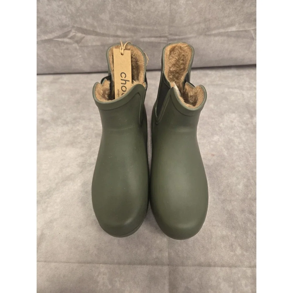 Chooka W- SZ 6 Hunter Green Rain Boots